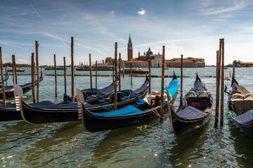 Venice &ndash; City of Canals and Bridges. Traditional Venetian Buildings with Gondolas and Boats. Romantic Venice, Italy &ndash; The Floating City