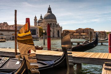 Venice &ndash; City of Canals and Bridges. Traditional Venetian Buildings with Gondolas and Boats. Romantic Venice, Italy &ndash; The Floating City