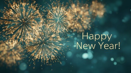 Celebrating the arrival of 2026 with stunning fireworks and festive decorations in a vibrant atmosphere