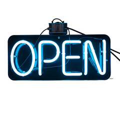 Neon open sign illumination for commercial use