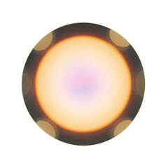 Abstract circular design with transparent background