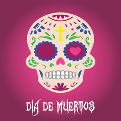 Day of the Dead, traditional Mexican holiday, Dia De Los Muertos, set