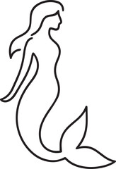 Minimalist Line Art of Kitsune – Crisp Vector for Tattoo, Branding, and Myth Packs