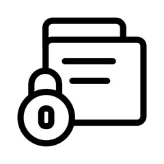 e-wallet button icon with black outline style