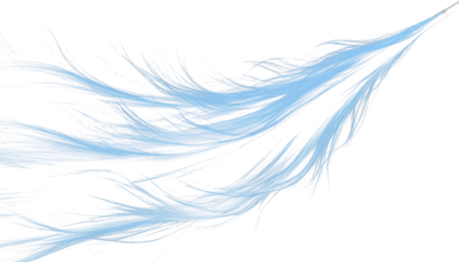 Blue wind breeze air movement PNG transparent background overlay