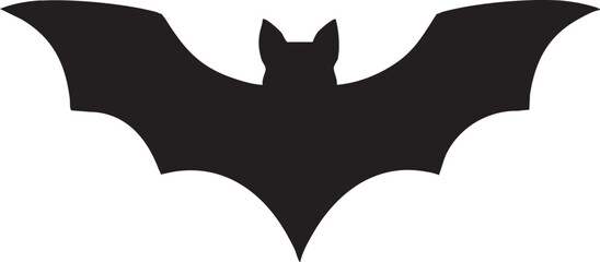 bat on white background