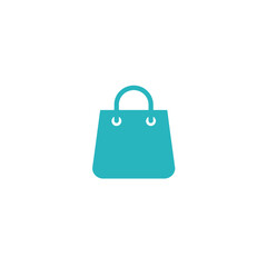 shopping bag with handles and details for ecommerce and retail