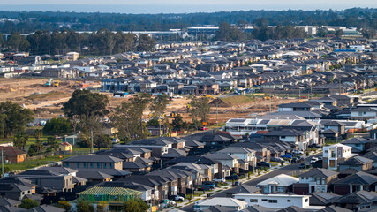 Austral suburb residential development in Sydney's southwest