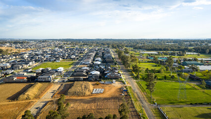 Austral suburb residential development in Sydney's southwest