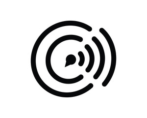 Audio Wave Signal Logo