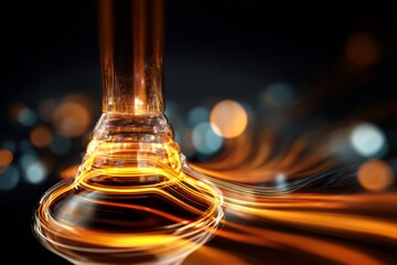 Futuristic data transfer in the digital age. Internet connectivi