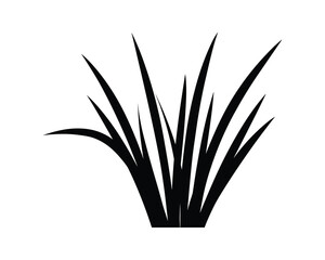 Grass Bush Silhouette