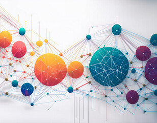 Digitally Connected Globe With Network Lines and Illuminated Cities in Space