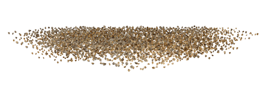 Brown stones and pebbles isolated on white background, natural gravel texture for construction and decoration, rough surface macro closeup. /group of people