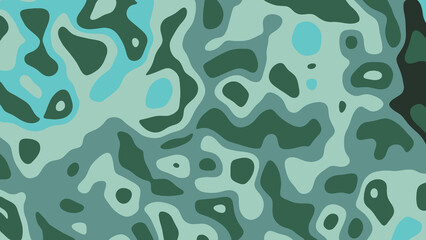 Abstract background with organic shapes and fluid forms in shades of blue