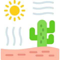 Obraz premium Hot Weather Icon