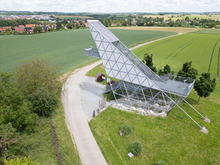 Aussichtsplattform Limes Blick in Öhringen Cappel