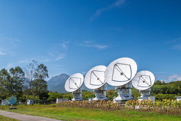 国立天文台 野辺山宇宙電波観測所のミリ波干渉計