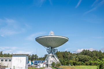 国立天文台 野辺山宇宙電波観測所の45ｍ電波望遠鏡