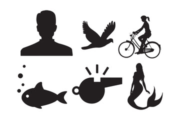 Lifestyle and Animal Silhouettes Collection