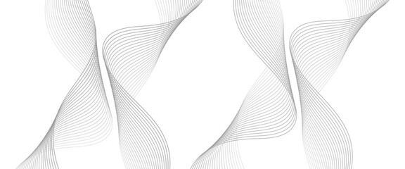 Vector dynamic elegant curves wave line for background