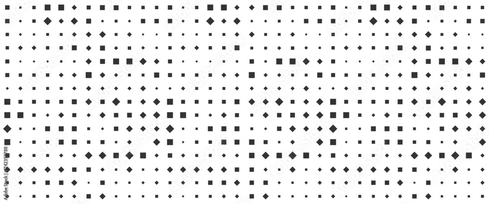Wall mural vector abstract technology geometric squares pattern design