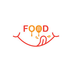 Food Text Logo Vector Art, Icons, and Graphics.