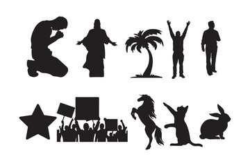 Inspirational Silhouettes of People, Animals, and Nature