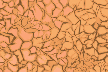 abstract background with dry cracked earth