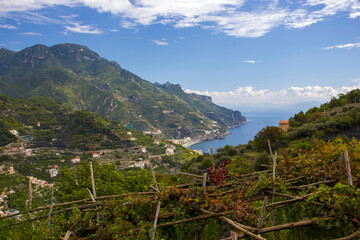 Amalfi Coast panorama, Campania, Italy © Mira Drozdowski