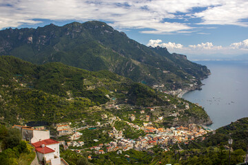 Amalfi Coast panorama, Campania, Italy © Mira Drozdowski