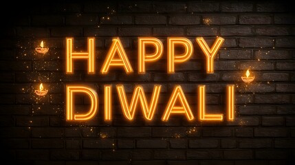 Happy diwali greetings and wishes festive indian festival of lights celebration card