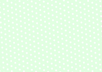 ラフなドットパターンパステルグリーン