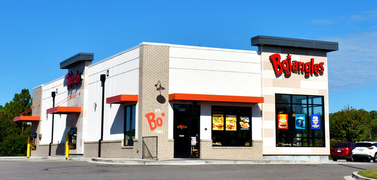Bojangles Restaurant Exterior, Carolina Beach, North Carolina, USA