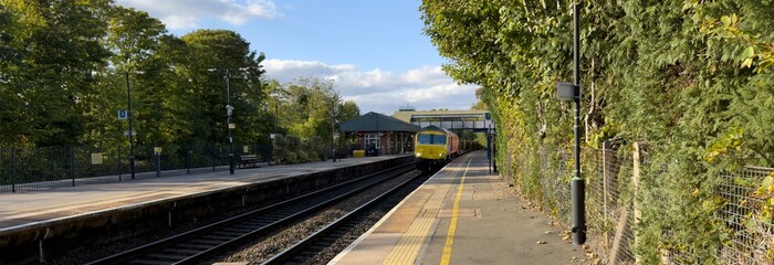 passenger commuter suburban railway train west midlands england uk