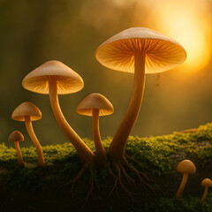  Growing wild mushrooms 