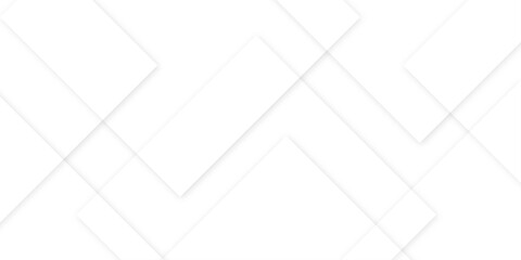 Abstract white background design with layers of textured white transparent material in triangle and squares shapes. White color technology concept geometric line vector white light grey background.	
