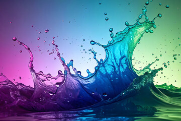 Cinematic Futuristic Background with Reflective Surfaces and Lighting