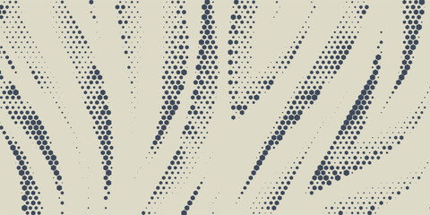 Abstract Technology Geometric Wave Hexagon Halftone Pattern. EPS10 Vector