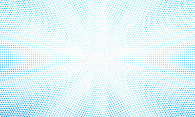 Comic abstract blue background - Comic Syle with blue halftone circle background