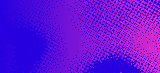 Pixelated bitmap gradient texture. Blue and pink dither pattern background. Abstract glitchy pattern. 8 bit video game screen wallpaper. Wide pixel art retro illustration. Vector backdrop