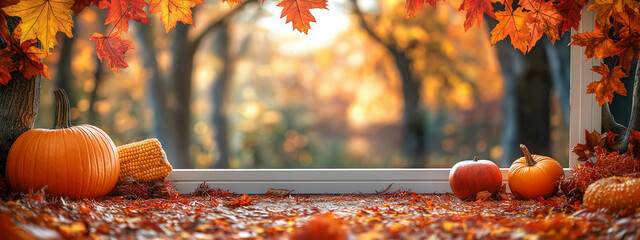 The symbol of THANK GIVING concepts isolate on white backgrounds. Copy space for text. Generative AI Illustrations.