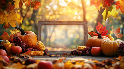 The symbol of THANK GIVING concepts isolate on white backgrounds. Copy space for text. Generative AI Illustrations.