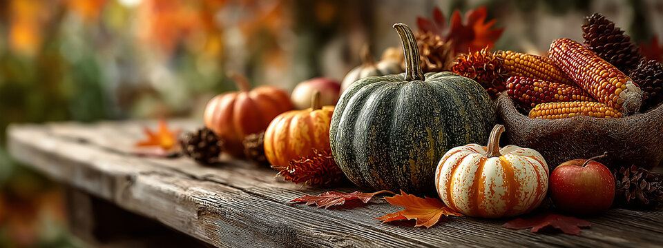 The symbol of THANK GIVING concepts isolate on white backgrounds. Copy space for text. Generative AI Illustrations.