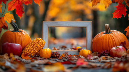 The symbol of THANK GIVING concepts isolate on white backgrounds. Copy space for text. Generative AI Illustrations.