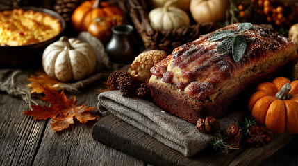 The symbol of THANK GIVING concepts isolate on white backgrounds. Copy space for text. Generative AI Illustrations.