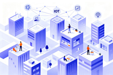 Smart city with IoT connectivity