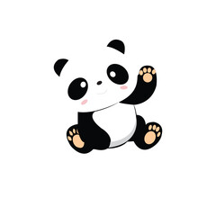 panda illustration vector