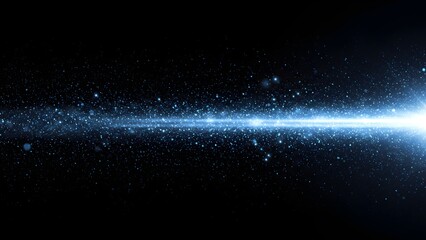 Blue light trail motion effect, futuristic abstract digital background