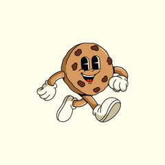 Cartoon Cute cookies vector illustration hand drawn